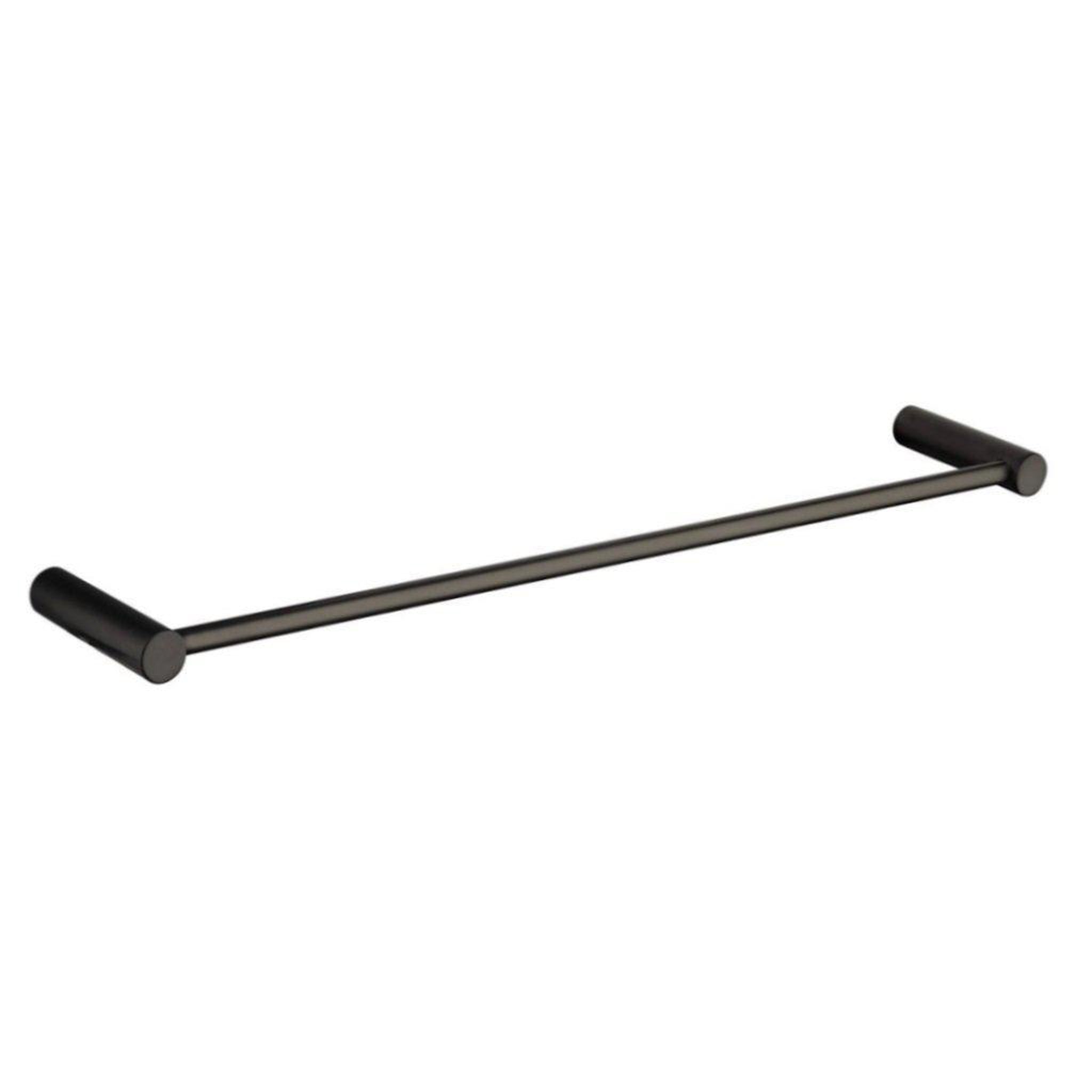 LaToscana by Paini, LaToscana Round 18" Matt Black Wall-Mounted Towel Bar