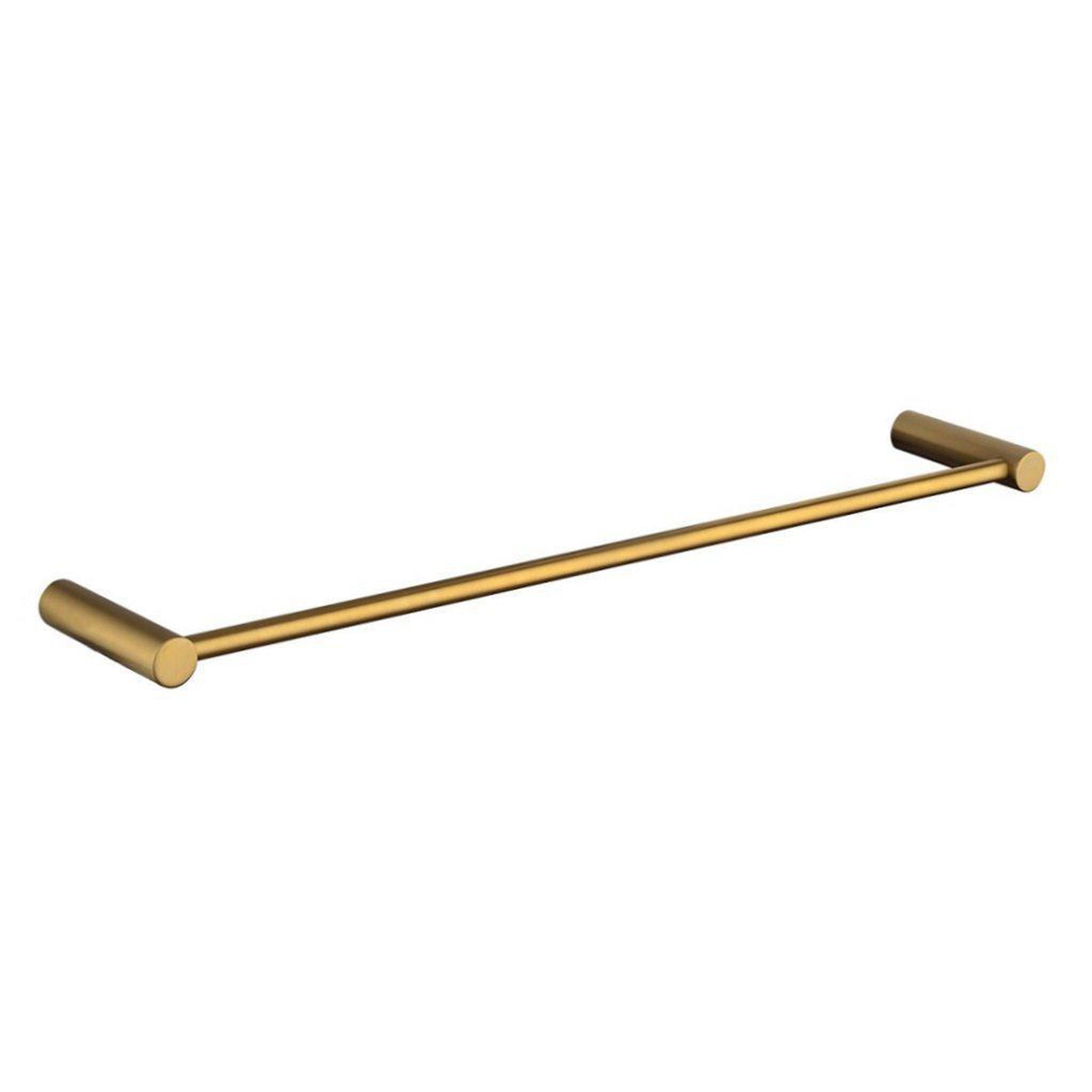 LaToscana by Paini, LaToscana Round 18" Matt Gold Wall-Mounted Towel Bar